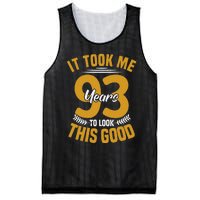 It Took Me 93 Years To Look This Good 93th Birthday Mesh Reversible Basketball Jersey Tank