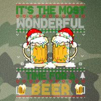 It’S The Most Wonderful Time For A Beer Christmas Legacy Tie Dye Trucker Hat