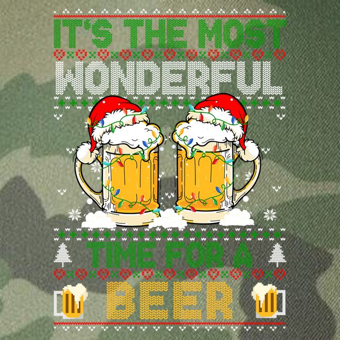 It’S The Most Wonderful Time For A Beer Christmas Legacy Tie Dye Trucker Hat