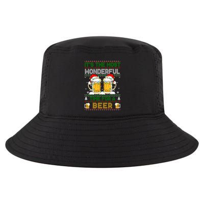 It’S The Most Wonderful Time For A Beer Christmas Cool Comfort Performance Bucket Hat