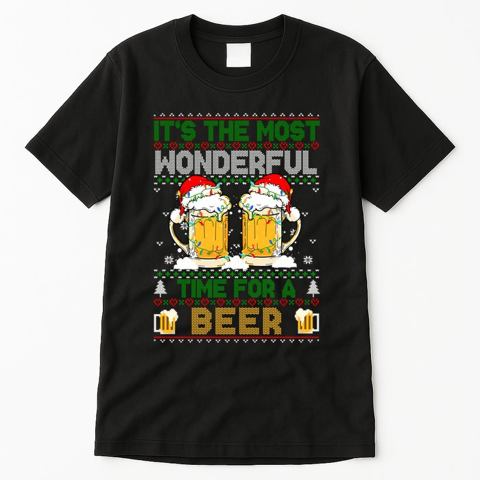 It’S The Most Wonderful Time For A Beer Christmas Tall T-Shirt