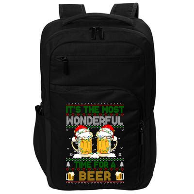 It’S The Most Wonderful Time For A Beer Christmas Impact Tech Backpack