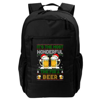 It’S The Most Wonderful Time For A Beer Christmas Backpack