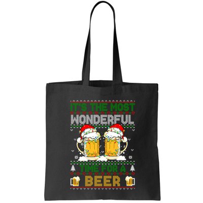 It’S The Most Wonderful Time For A Beer Christmas Bag