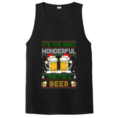 It’S The Most Wonderful Time For A Beer Christmas PosiCharge Competitor Tank