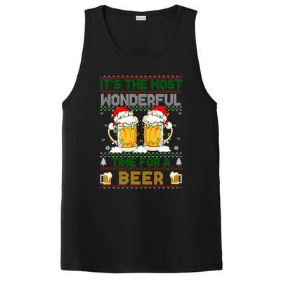 It’S The Most Wonderful Time For A Beer Christmas PosiCharge Competitor Tank