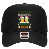 It’S The Most Wonderful Time For A Beer Christmas Trucker Hat