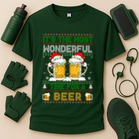 It’S The Most Wonderful Time For A Beer Christmas Performance Shirt