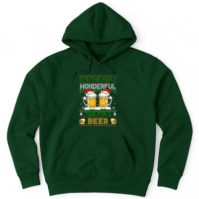 It’S The Most Wonderful Time For A Beer Christmas Hoodie