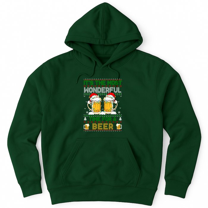 It’S The Most Wonderful Time For A Beer Christmas Hoodie