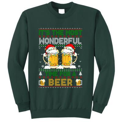 It’S The Most Wonderful Time For A Beer Christmas Sweatshirt