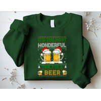 It’S The Most Wonderful Time For A Beer Christmas Sweatshirt