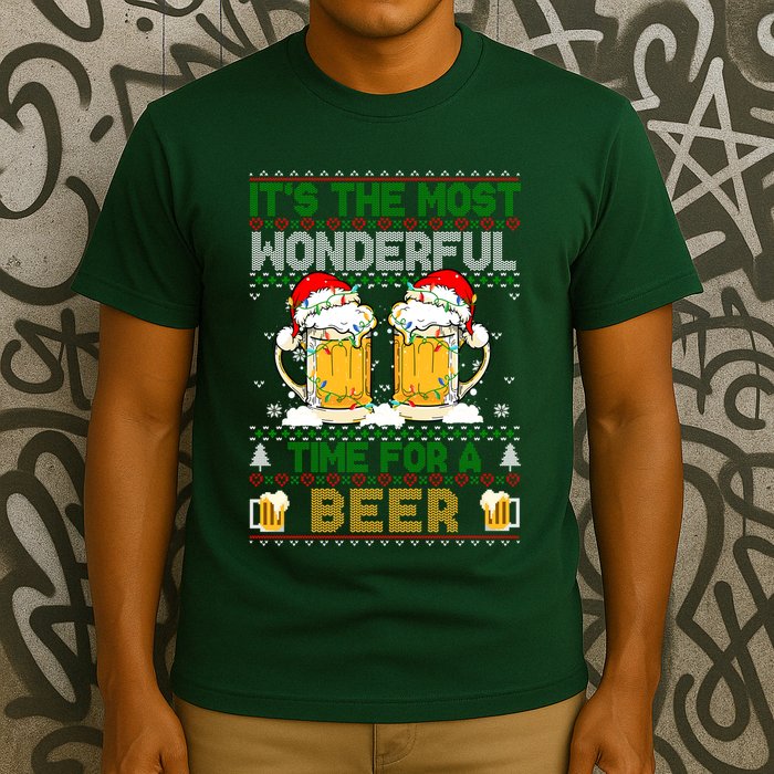 It’S The Most Wonderful Time For A Beer Christmas T-Shirt
