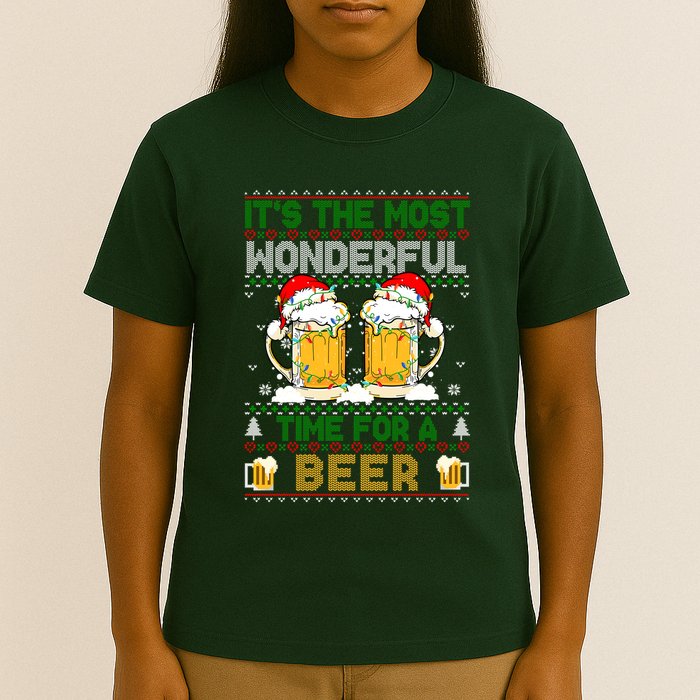 It’S The Most Wonderful Time For A Beer Christmas T-Shirt