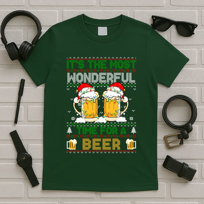 It’S The Most Wonderful Time For A Beer Christmas T-Shirt