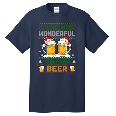 It’S The Most Wonderful Time For A Beer Christmas Tall T-Shirt