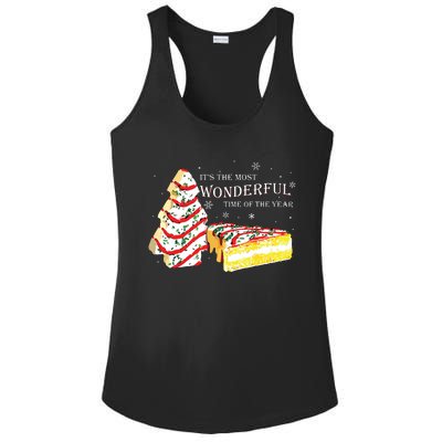 Its The Most Wonderful Time Of The Year Snack Cake Christmas Ladies PosiCharge Competitor Racerback Tank