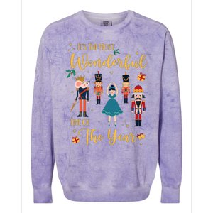 It's The Most Wonderful Time Of The Year Nutcracker Ballet Colorblast Crewneck Sweatshirt