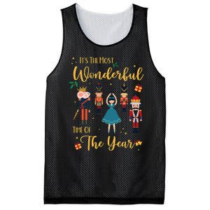 It's The Most Wonderful Time Of The Year Nutcracker Ballet Mesh Reversible Basketball Jersey Tank