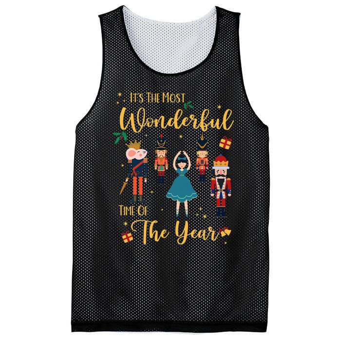 It's The Most Wonderful Time Of The Year Nutcracker Ballet Mesh Reversible Basketball Jersey Tank