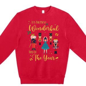 It's The Most Wonderful Time Of The Year Nutcracker Ballet Premium Crewneck Sweatshirt