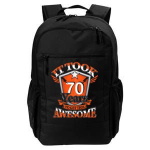 It Took Me 70 Years To Get This Awesome 70 Birthday Gift Daily Commute Backpack