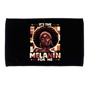 ItS The Melanin For Me Black History Month Melanin Gift Microfiber Hand Towel