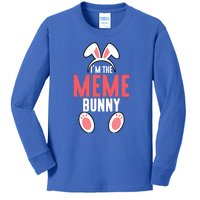 I'm The Meme Bunny Family Easter Kids Long Sleeve Shirt