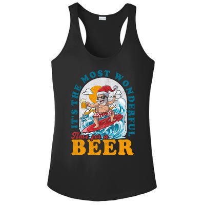 Its The Most Wonderful Time For Santa Christmas In July Ladies PosiCharge Competitor Racerback Tank