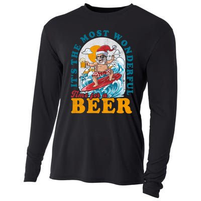 Its The Most Wonderful Time For Santa Christmas In July Cooling Performance Long Sleeve Crew