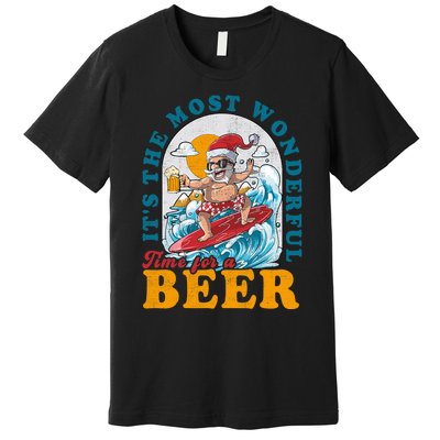 Its The Most Wonderful Time For Santa Christmas In July Premium T-Shirt