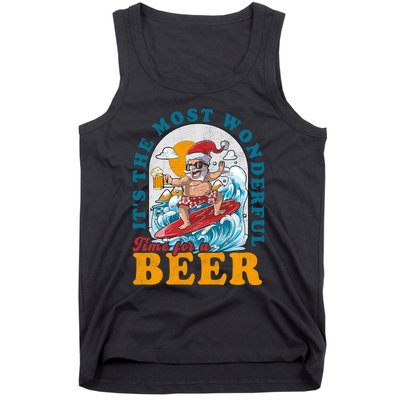 Its The Most Wonderful Time For Santa Christmas In July Tank Top