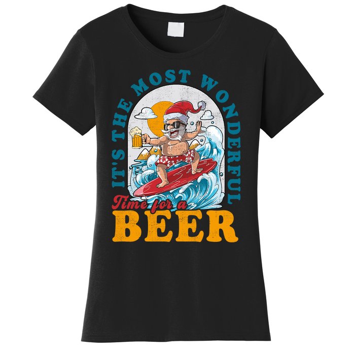 Its The Most Wonderful Time For Santa Christmas In July Women's T-Shirt