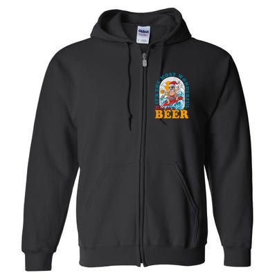 Its The Most Wonderful Time For Santa Christmas In July Full Zip Hoodie