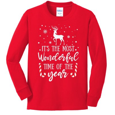 Its The Most Wonderful Time Of The Year Kids Long Sleeve Shirt