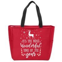 Its The Most Wonderful Time Of The Year Zip Tote Bag