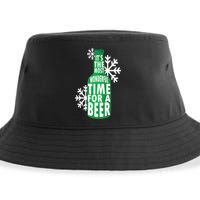 Its The Most Wonderful Time For A Beer Funny Christmas Sustainable Bucket Hat