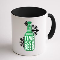 Its The Most Wonderful Time For A Beer Funny Christmas Mug