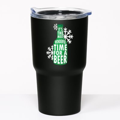 Its The Most Wonderful Time For A Beer Funny Christmas Tumbler