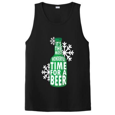 Its The Most Wonderful Time For A Beer Funny Christmas PosiCharge Competitor Tank