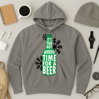 Its The Most Wonderful Time For A Beer Funny Christmas Hoodie