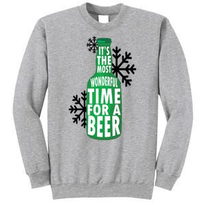 Its The Most Wonderful Time For A Beer Funny Christmas Sweatshirt