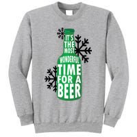 Its The Most Wonderful Time For A Beer Funny Christmas Sweatshirt