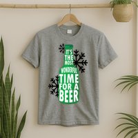 Its The Most Wonderful Time For A Beer Funny Christmas T-Shirt