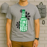 Its The Most Wonderful Time For A Beer Funny Christmas T-Shirt