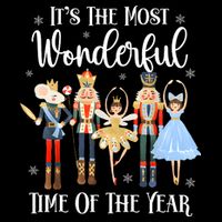 ItS The Most Wonderful Time Of The Year Nutcracker Ballet Full-Length Apron With Pockets