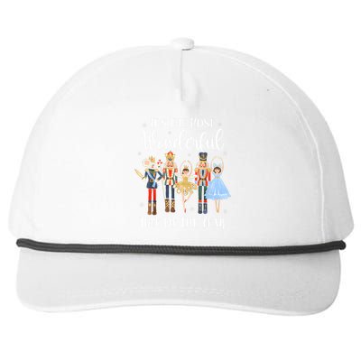 ItS The Most Wonderful Time Of The Year Nutcracker Ballet Snapback Five-Panel Rope Hat