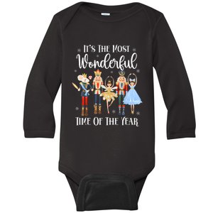 ItS The Most Wonderful Time Of The Year Nutcracker Ballet Baby Long Sleeve Bodysuit