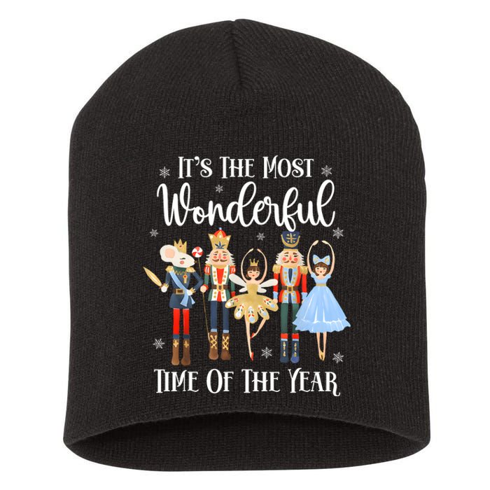 ItS The Most Wonderful Time Of The Year Nutcracker Ballet Short Acrylic Beanie