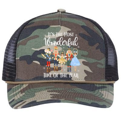 ItS The Most Wonderful Time Of The Year Nutcracker Ballet Retro Rope Trucker Hat Cap